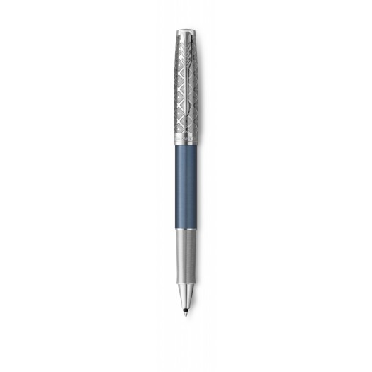 Ручка-роллер Parker Sonnet Premium Refresh BLUE, цвет чернил Fblack, в подарочной упаковке