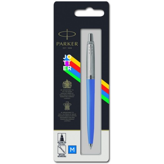 Шариковая ручка Parker Jotter ORIGINALS BLUE CT, стержень: Mblue В БЛИСТЕРЕ Шариковая ручка Parker Jotter ORIGINALS BLUE CT, стержень: Mblue В БЛИСТЕРЕ